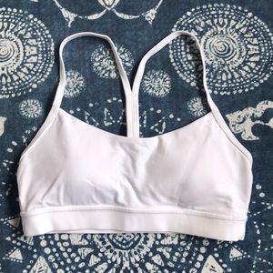 Lululemon Flow Y bra, white